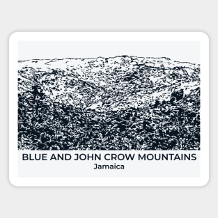 Blue and John Crow Mountains - Jamaica Magnet
